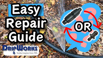 How to Fix a Drip Tubing Leak in LESS THAN 60 SECONDS! (2 EASY Ways)