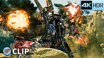 Optimus Prime vs Megatron & The Fallen | Transformers Revenge of the Fallen (2009) 4K HDR Movie Clip