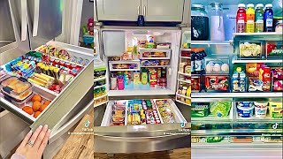 Aesthetic fridge restocking | very satisfying 🤍✨