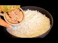 Vous avez du riz et du thon en conserve  la maison recette facile rapide et trs savoureuse