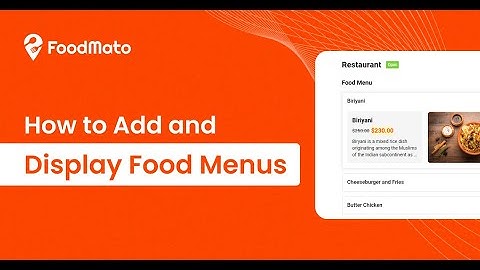 How to Assign Food to Restaurant and Display on Frontside | FoodMato