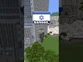 Which countries are BANNED on the 1:1 EarthSMP?! #minecraft #gaming #smp #earthsmp