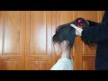 パパでも出来るヘアアレンジ１・「シンプルポニーテール」