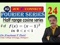 Fourier Half range cosine series of f(x)=(1-x)^2 || 18mat31 || Dr Prashant Patil