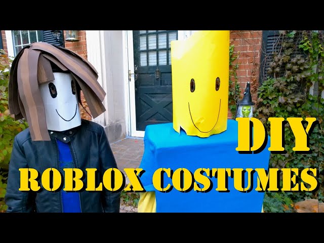 Custom Roblox Noob Full Body Costume | Noob Costume | Roblox Halloween  Costume