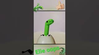 Little dino hatching #trendingshorts #watchtillend #animation