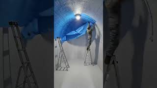 Soldier transforms an abandoned concrete bunker into a hidden survival base #bunker #shelter
