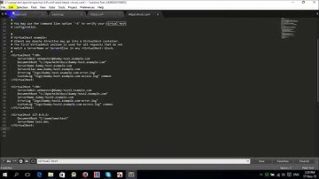 Virtual host creation in apache