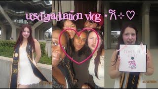 [full-time dancer, part-time student graduates ucsd] last college vlog, muir graduation ૮₍´˶• . •🎀₎ა