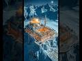 🕌❄️ SNOW MOSQUE ON ALPINE PEAK 😱 | NEAR TOTAL DESTRUCTION CINEMATIC MOUNTAIN VIEW 🔥