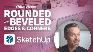 SketchUp Tutorial – How to Create Rounded or Beveled Edges and Corners