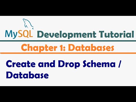 How to Create and Drop Schema / Database in MySQL or MariaDB - MySQL Developer Tutorial