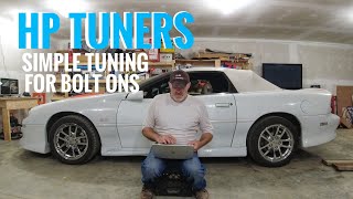 HP Tuners  How to use hp tuners after installing long tube headers to avoid a check engine light.