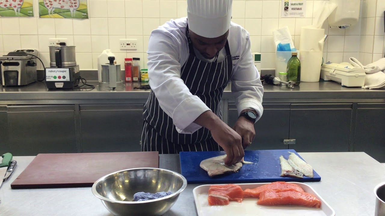 Stuffed poached Paupiette with a Salmon Mousse