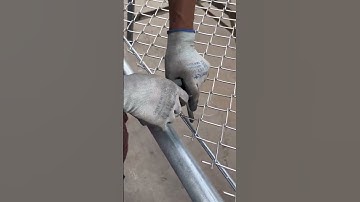 Galvanized stainless steel wire mesh assembly process
