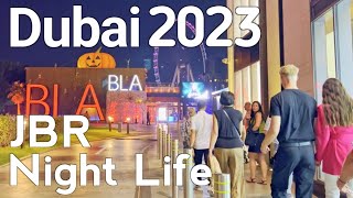 Dubai [4K] Amazing JBR, Night Life JBR Walking Tour 🇦🇪