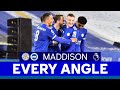 EVERY ANGLE | James Maddison vs. Brighton & Hove Albion (second goal) | 2020/21