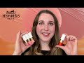 NEW HERMES LIP ENHANCERS | Swatches & Review of All 3 Shades + Poppy Lip Shine Comparison