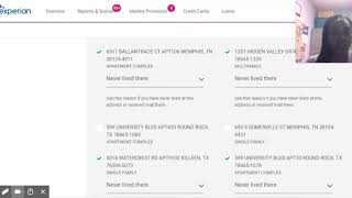 The Importance of Removing Old Addresses Before Disputing |Experian Score Increase