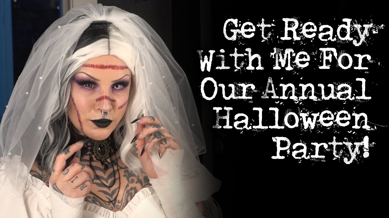 GRWM for our annual Halloween party!