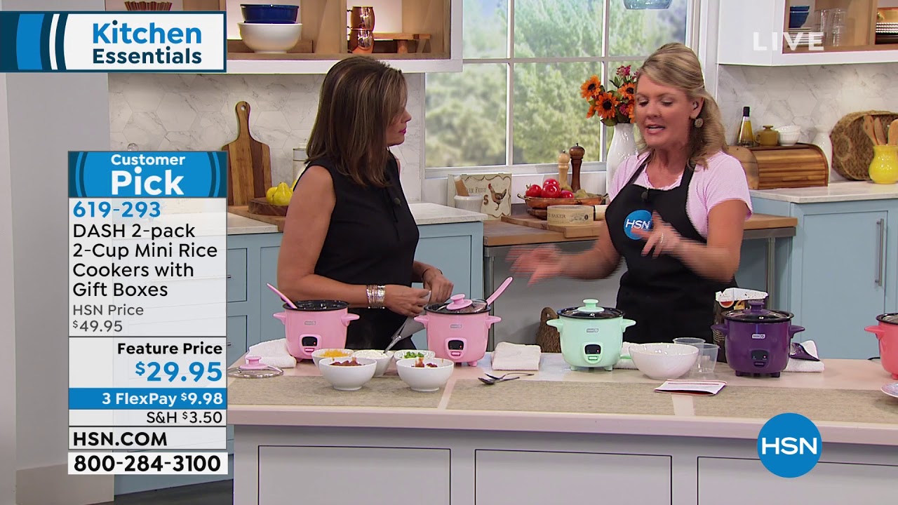 DASH 2pack 2Cup Mini Rice Cookers with Gift Boxes - YouTube