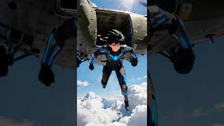 Hero Jumps From Plane 😱✈️ | Epic Anime Ship Battle 🔥⚔️" #shorts