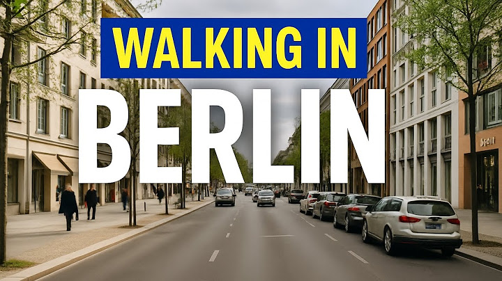 Walking in Berlin, Germany | 4K City Street Tour