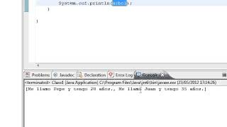 Tutoriales Java: 21 String (toString())