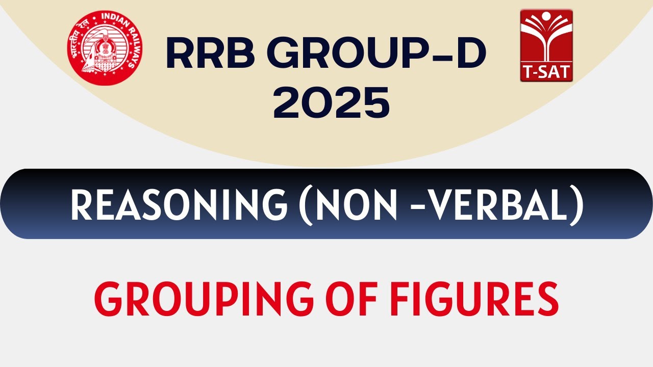 RRB Group - D | Reasoning (Non-Verbal) - Grouping Of Figures | T-SAT