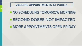 Publix will not schedule vaccination appointments for Easter weekend