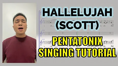 Hallelujah (SCOTT) - Pentatonix Singing Tutorial w/ Sheet Music #PTXRay