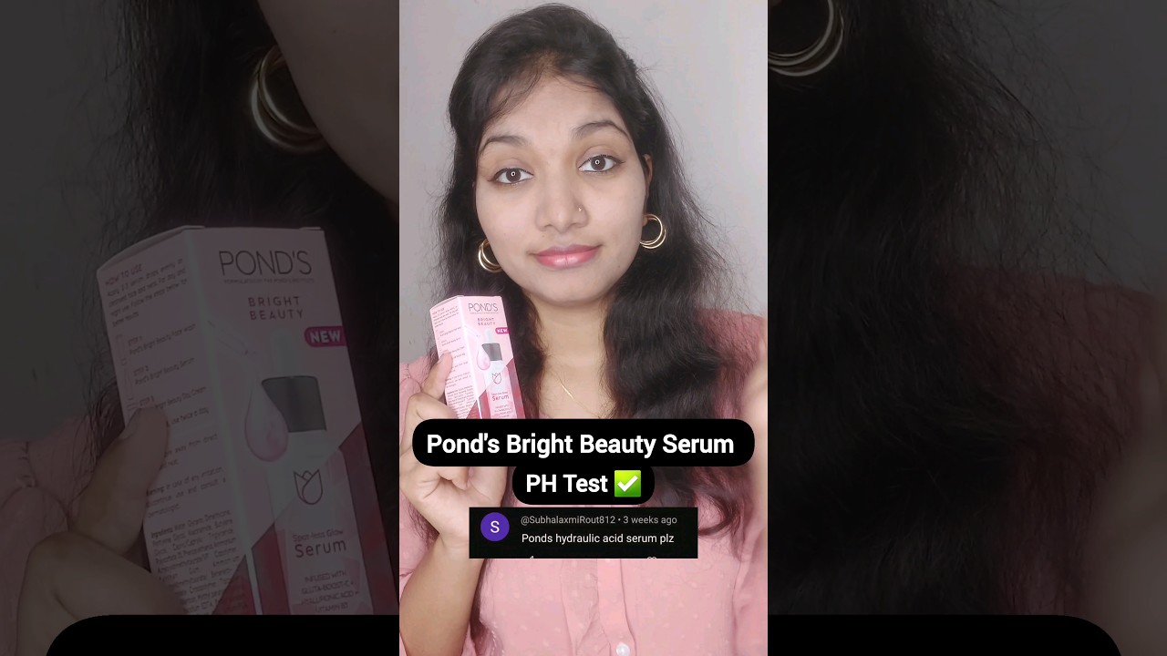 I tried the BEST Serum || Ponds Serum PH Testing ✅️❓️Gluta Niacinamide Complex 😍 