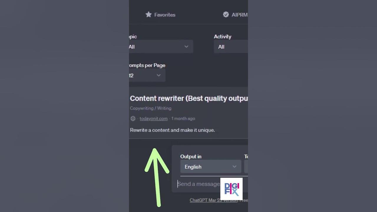 Aiprm chat gpt extension simple introduction aiprm 