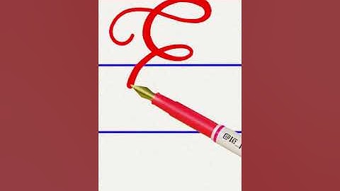 capital letter e in cursive writing |Cursive Writing for beginner |Cursive handwriting practice