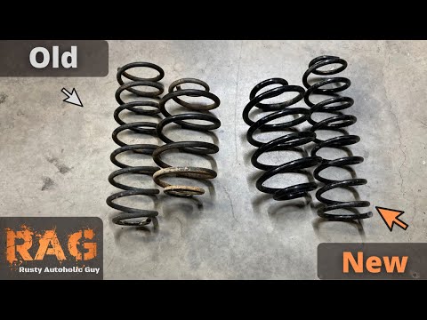 Replacing my worn out coil springs on my TJ Wrangler