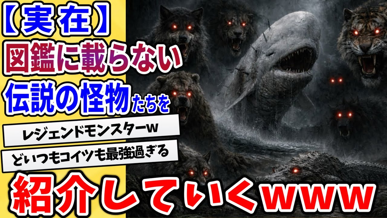 【2ch動物スレ】人類に個体名を与えられたネームドモンスターがヤバすぎるｗ