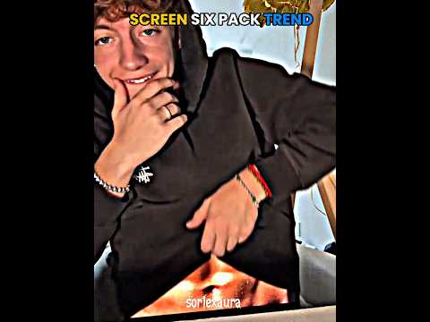 Screen six pack trend 😂 #edit #troll #trollface thumbnail