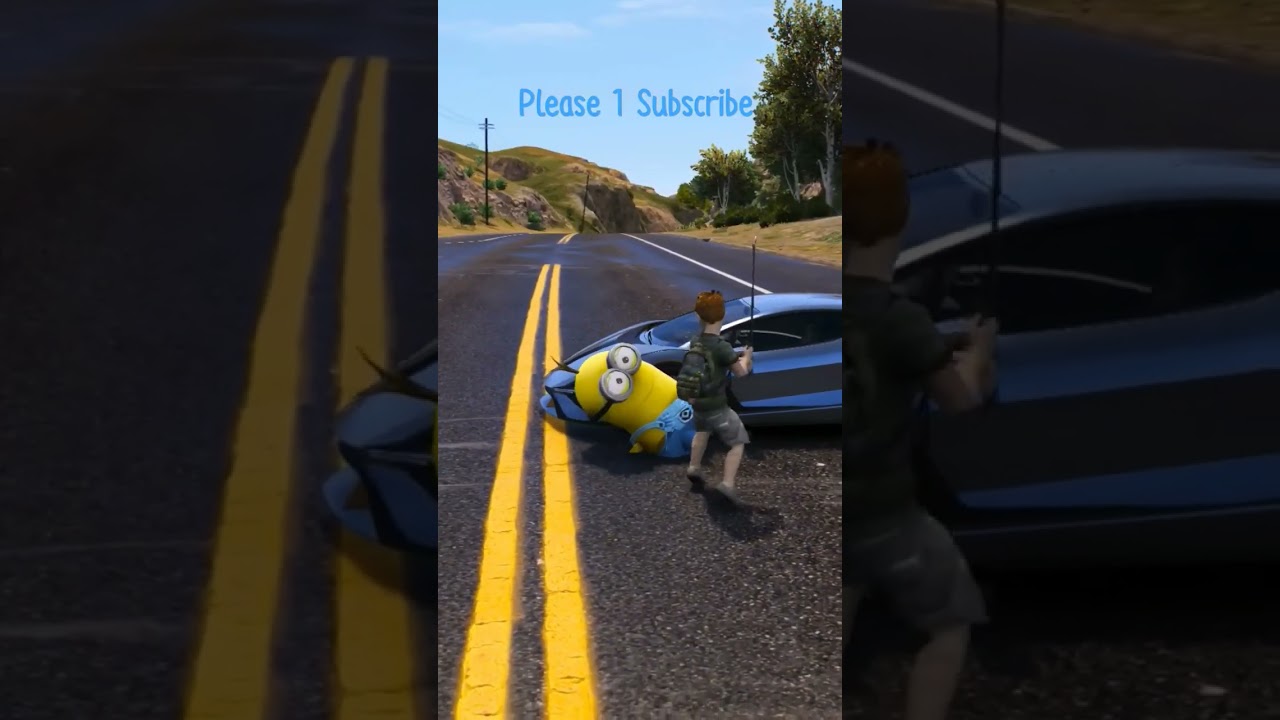 GTA 5 : DOREMON SAVE MINION 🥺