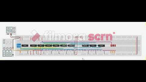 TINKERCAD: CONTADOR SINCRONO ASCENDENTE-DESCENDENTE