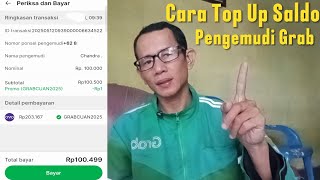 Cara Cepat Isi Saldo Driver Grab Lewat GrabMerchant Terbaru 2026