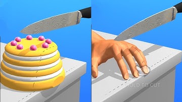 ASMR Slicing Game! Top Mobile Game! Relaxing sounds! Satisfying Video #2