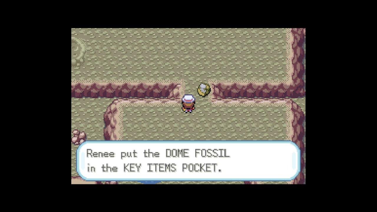 How to get Dome Fossil in Pokemon FireRed YouTube