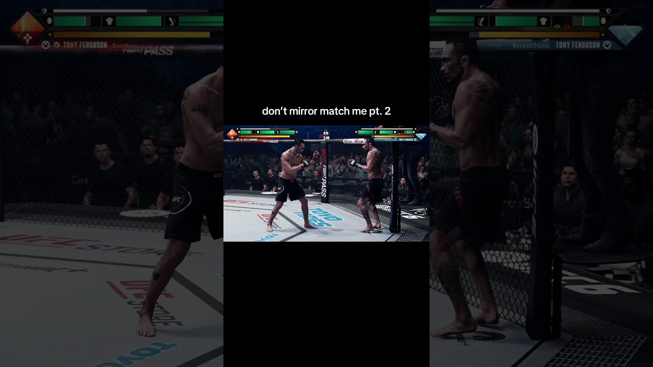 don’t mirror match me pt. 2 #ufc #ufc6 #mma #boxing #gaming #shorts #s2basic