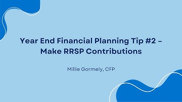 Make RRSP Contributions