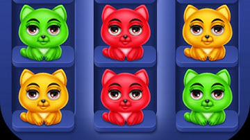 Kitty Sorting 3d - Color Jam Game Gameplay Android Mobile