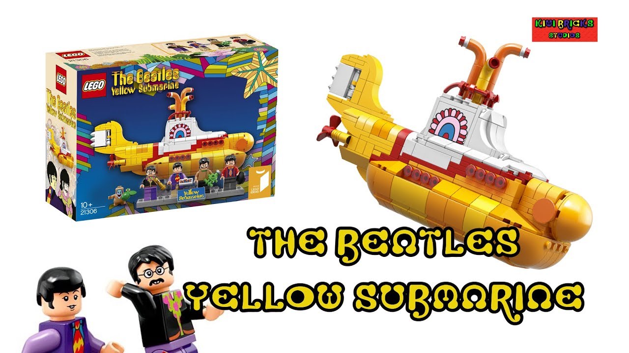 Lego Ideas review of the Beatles Yellow Submarine.Kiwi Brick Studios.