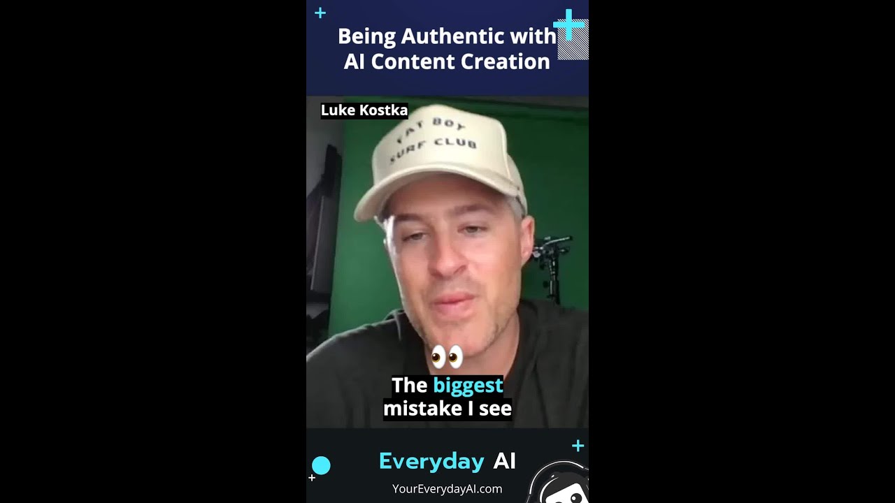 Being authentic with AI content creation