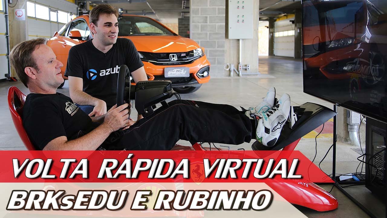 BRKsEDU E RUBENS BARRICHELLO - VOLTA RÁPIDA VIRTUAL #1 | ACELERADOS rubens barrichello