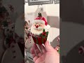 Raz Eric Cortina 4.25" Kris Kringle Cupcake Glass Christmas Ornament 4653180