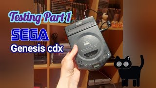 Testing The Sega Genesis cdx Part 1 #segacd #segacdx #segagenesis #videogames #retrogames